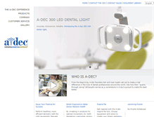 Tablet Screenshot of co.a-dec.com