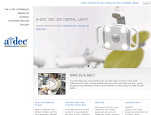 Tablet Screenshot of kr.a-dec.com